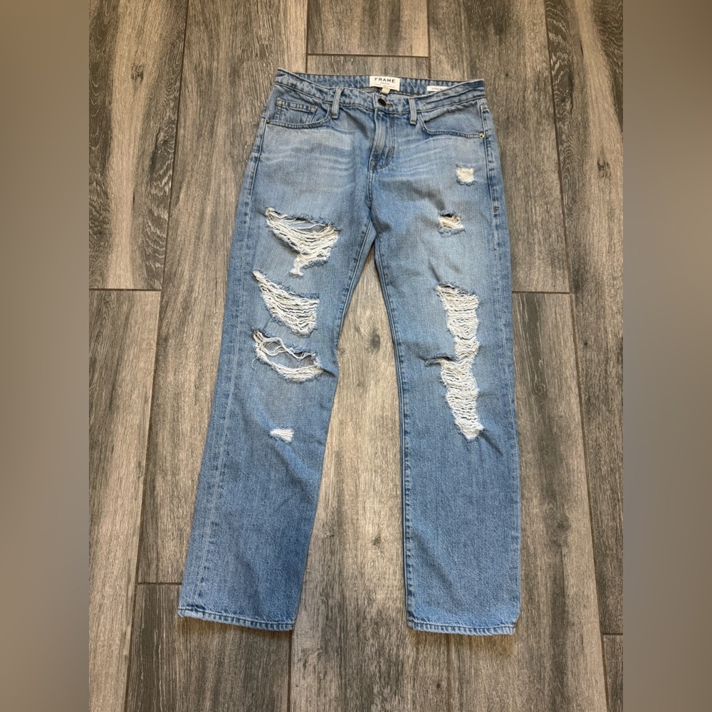 Frame Women’s Distressed Ankle Jeans